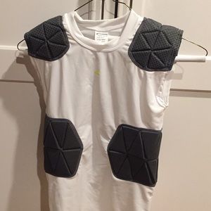 Padded baseball/football shirt